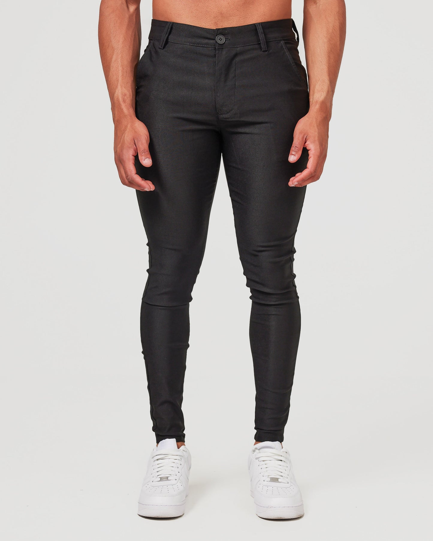 Black Skinny Fit Chino