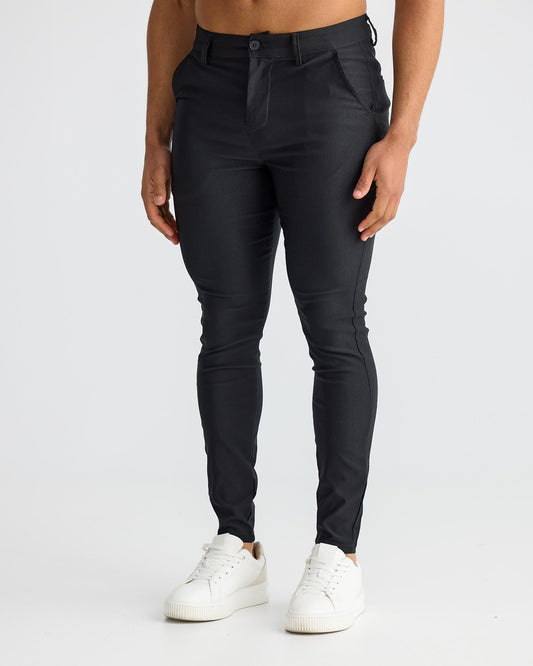 Black Skinny Fit Chino