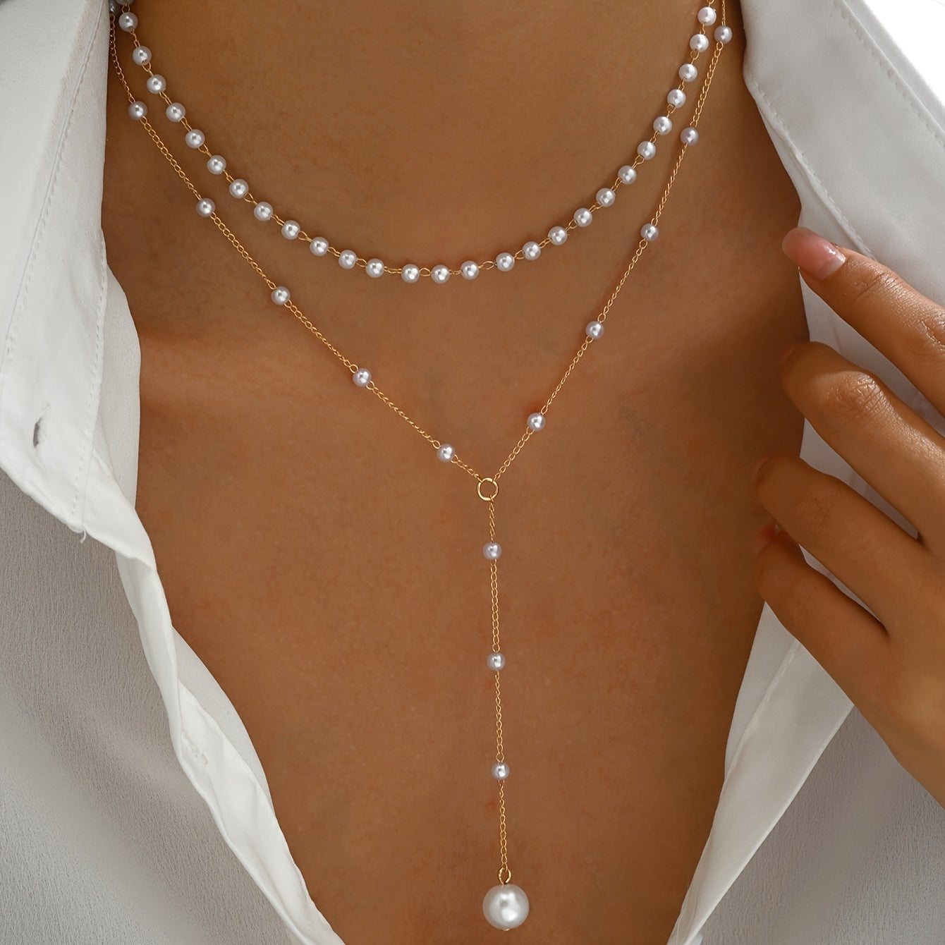 Lumière Pearl Necklace