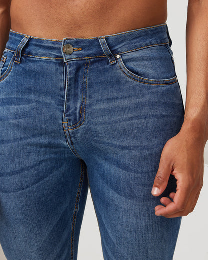 Dark Blue Skinny Fit Jeans