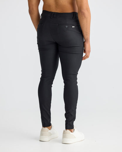 Black Skinny Fit Chino